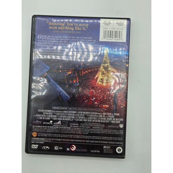 Polar Express Dvd & Kids Polar Express Conductor Hat Bundle - Picture 3 of 9